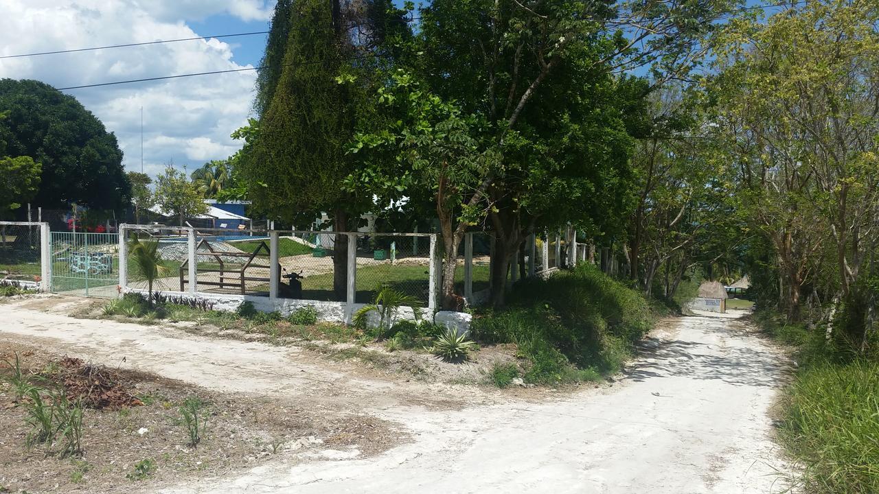 Casa Maya Blue Hotel Bacalar Buitenkant foto