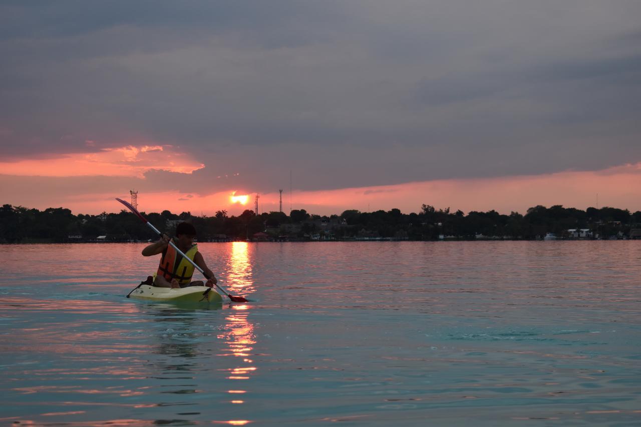 Casa Maya Blue Hotel Bacalar Buitenkant foto