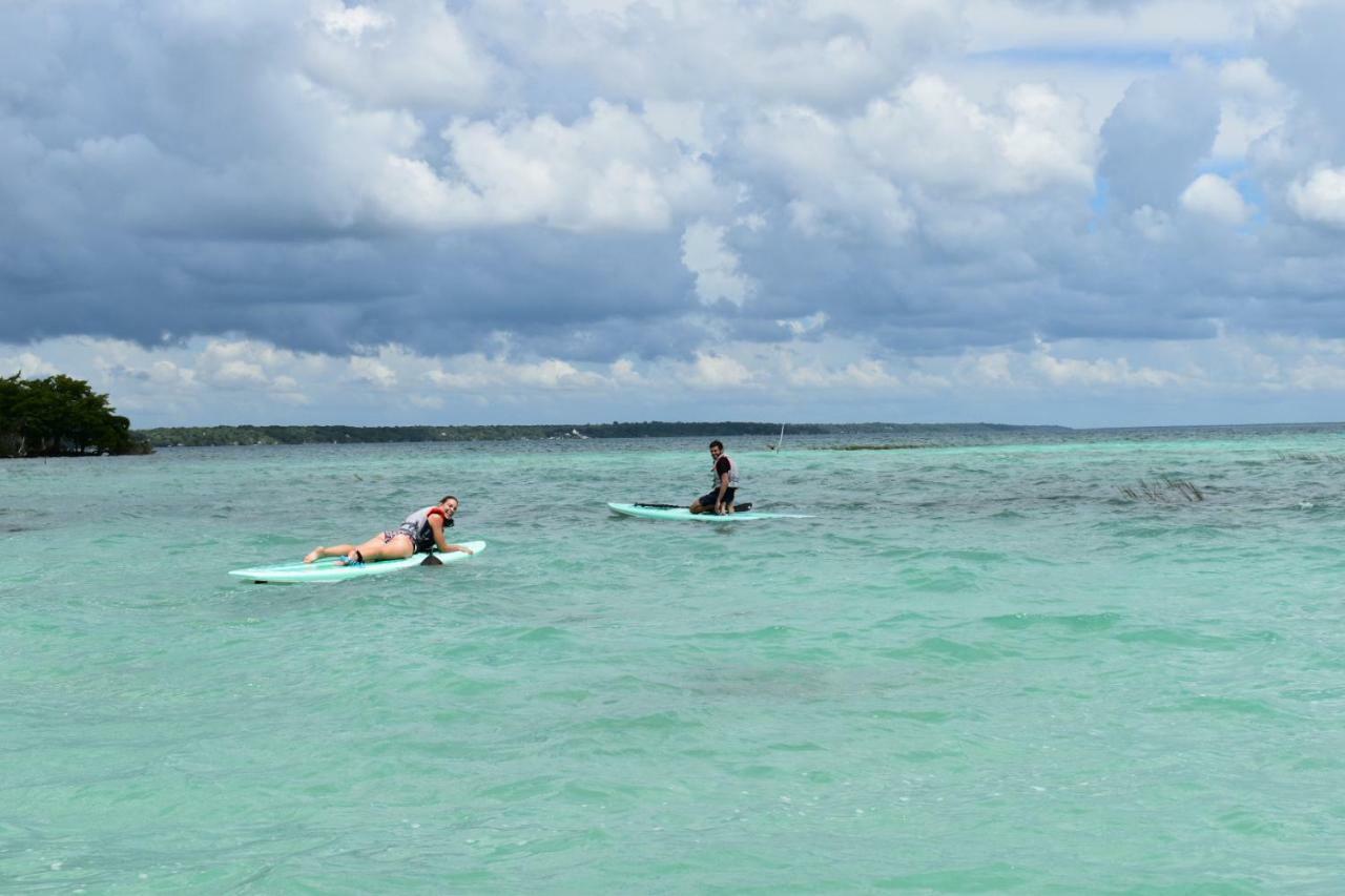Casa Maya Blue Hotel Bacalar Buitenkant foto