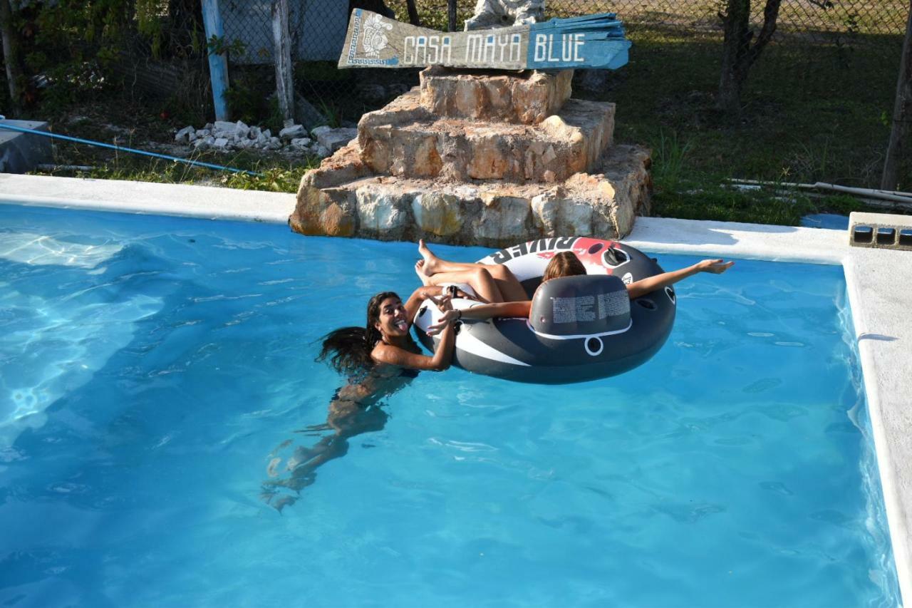 Casa Maya Blue Hotel Bacalar Buitenkant foto